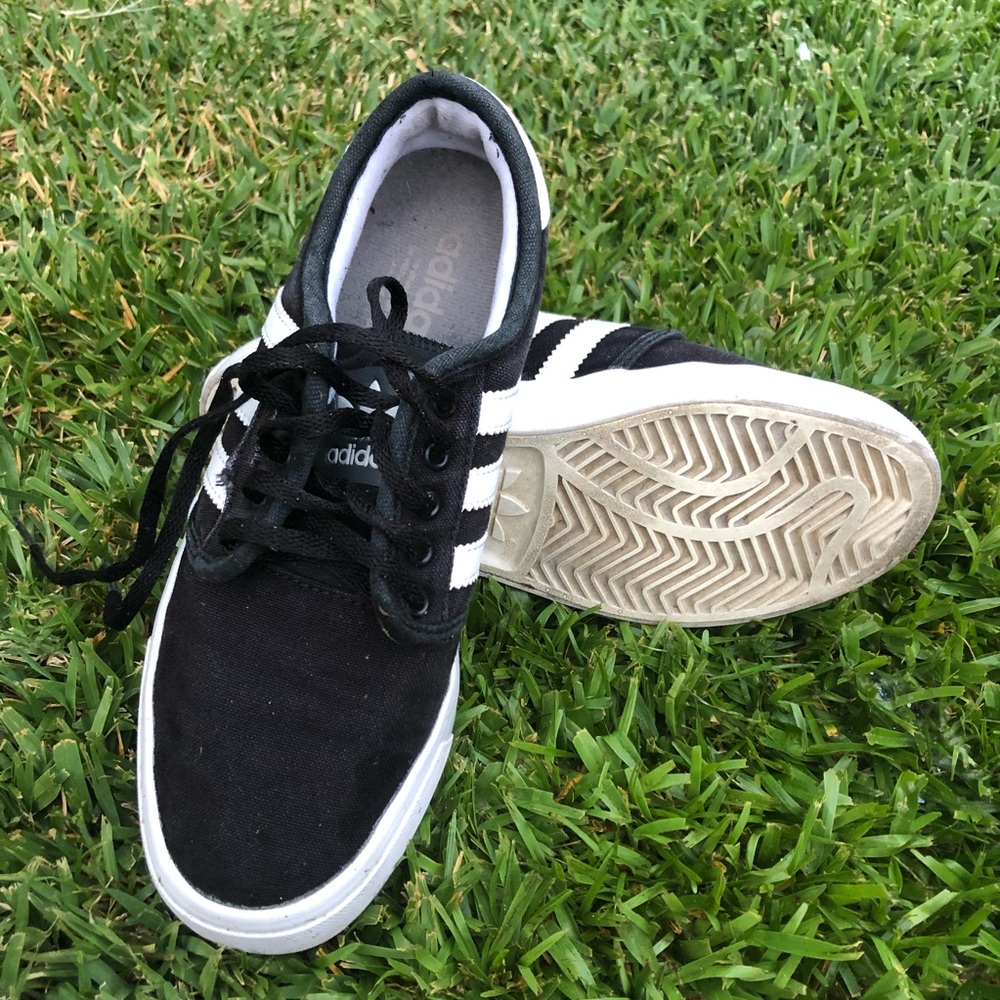 Black Adidas shoes